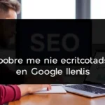 Glosario SEO sobre mi actividad en Google