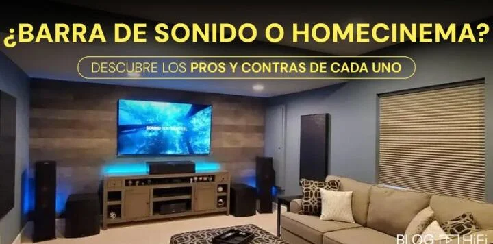 Barra de sonido y parlantes comparados