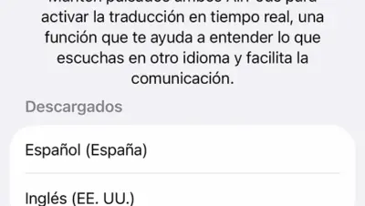 AirPods traduciendo en tiempo real
