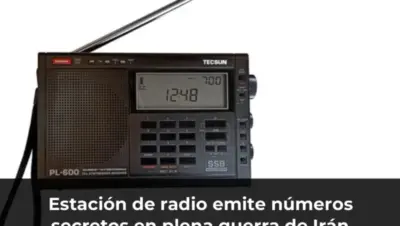 Radio station broadcasting secret numbers during Iran war