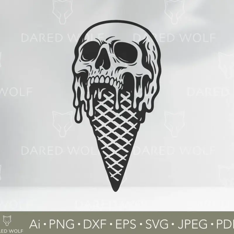 Cráneo cósmico iluminado en el espacio