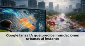Mapa de inundaciones urbanas por IA de Google