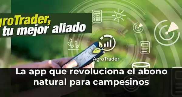 Abono natural para campesinos en una app