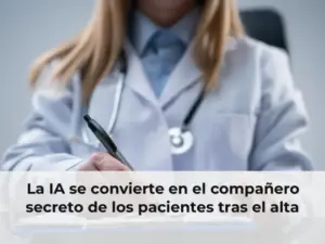 Inteligencia artificial asistiendo a pacientes en recuperación