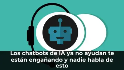 Chatbot de IA con pantalla de alerta roja