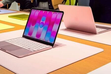 MacBook Neo laptop on desk