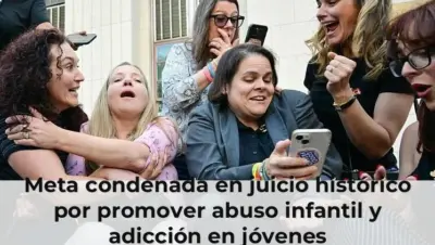 Meta condenada por abuso infantil y adicción en jóvenes