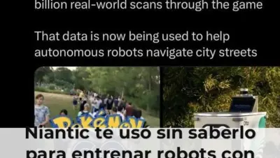 Niantic usó datos de Pokémon Go para entrenar robots