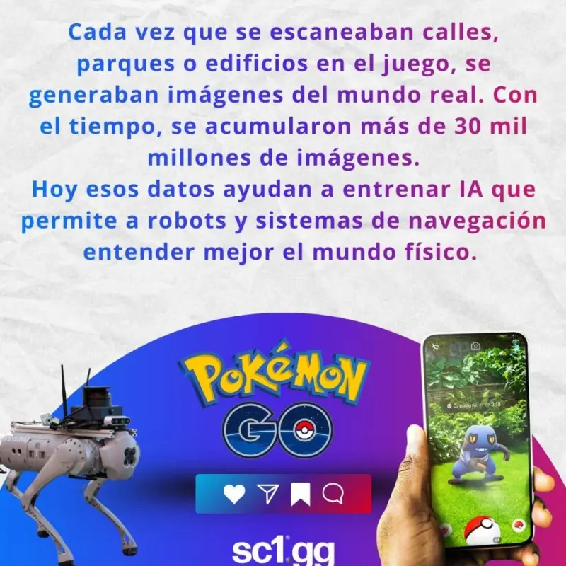 Pokémon Go entrenando IA secreta