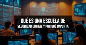 Qué es una escuela de seguridad digital y por qué importa