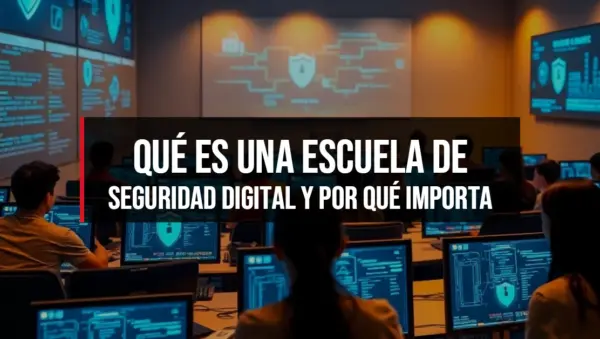 Qué es una escuela de seguridad digital y por qué importa