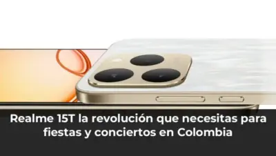 Realme 15T smartphone para fiestas y conciertos