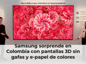 Pantallas 3D sin gafas de Samsung