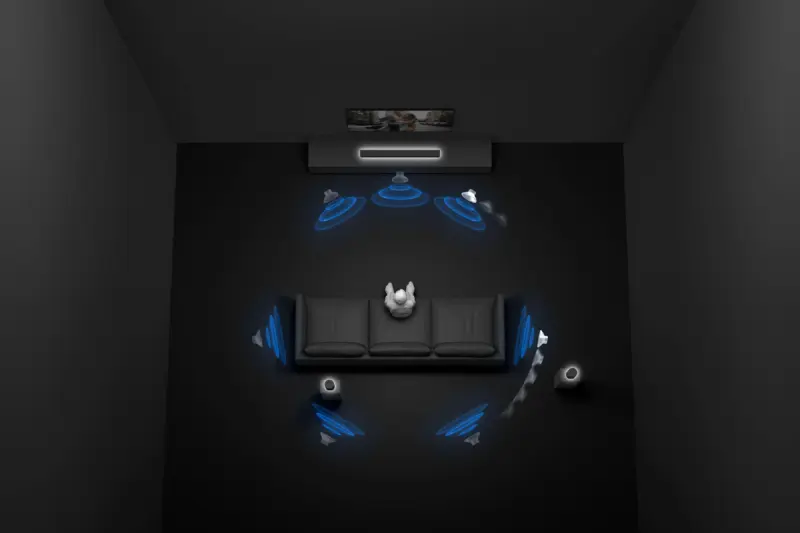 Sony Bravia TV y sistema de sonido de alta gama