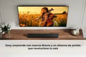 Sony Bravia TV y sistema de sonido de alta gama