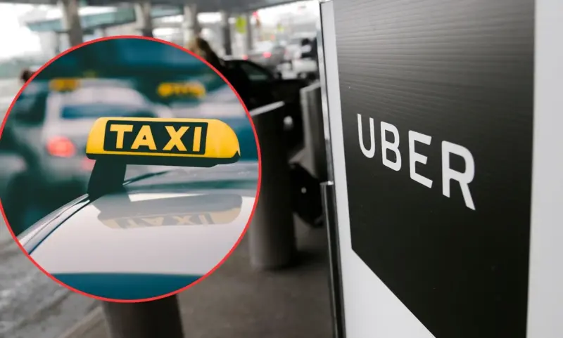 Taxistas y conductores de Uber se unen en México