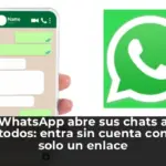 WhatsApp abre sus chats a todos: entra sin cuenta con solo un enlace