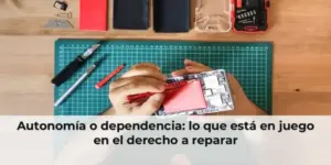 Autonomía o dependencia: lo que está en juego en el derecho a reparar