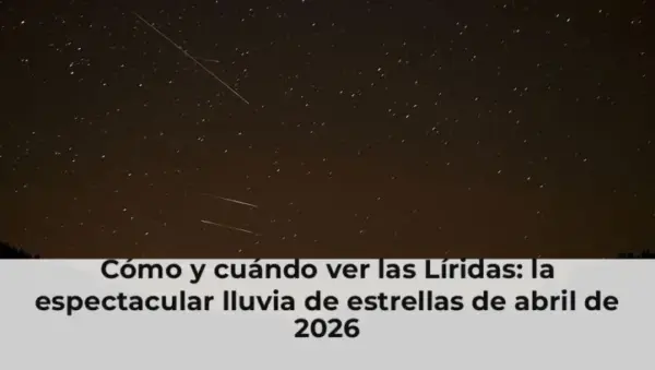 Cómo y cuándo ver las Líridas: la espectacular lluvia de estrellas de abril de 2026