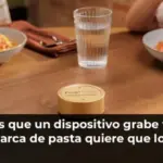¿Dejarías que un dispositivo grabe tu cena? Esta marca de pasta quiere que lo hagas