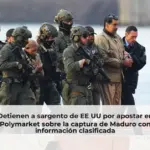 Detienen a sargento de EE UU por apostar en Polymarket sobre la captura de Maduro con información clasificada