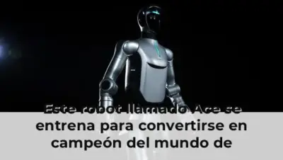 Este robot llamado Ace se entrena para convertirse en campeón del mundo de ping-pong