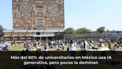 Más del 60% de universitarios en México usa IA generativa, pero pocos la dominan