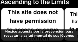 México apuesta por la prevención para rescatar la salud mental de sus jóvenes