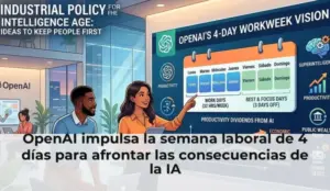 OpenAI impulsa la semana laboral de 4 días para afrontar las consecuencias de la IA