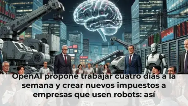 OpenAI propone trabajar cuatro días a la semana y crear nuevos impuestos a empresas que usen robots: así funcionaría apu