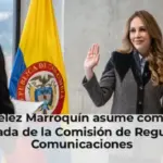 Paola Vélez Marroquín asume como nueva comisionada de la Comisión de Regulación de Comunicaciones