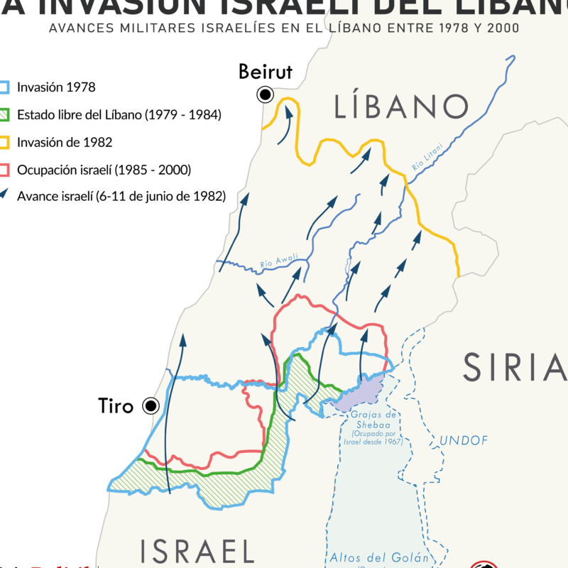 Por qué Israel invadió el sur del Líbano