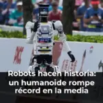 Robots hacen historia: un humanoide rompe récord en la media maratón de Pekín