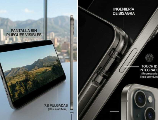 ¿Se viene el iPhone 18 Fold plegable? Filtraciones en Internet revelarían su apariencia