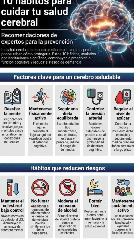 8 hábitos sencillos que reducen el riesgo de Alzheimer y otras formas demencia, según estudios recientes