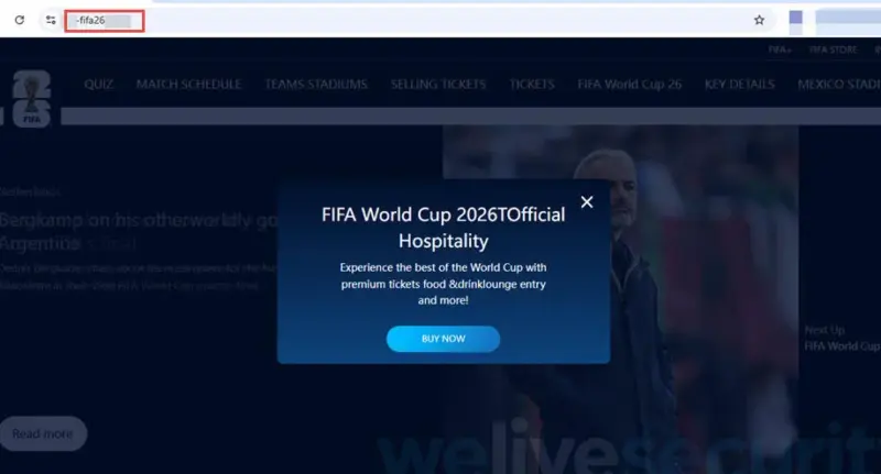 ¡Cuidado! Falsos sitios de FIFA que te roban la cuenta