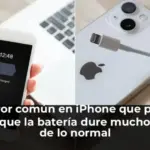 El error común en iPhone que puede causar que la batería dure mucho menos de lo normal