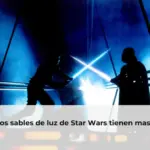 ¿Los sables de luz de Star Wars tienen masa?