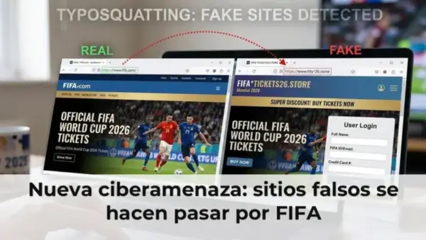 Nueva ciberamenaza: sitios falsos se hacen pasar por FIFA