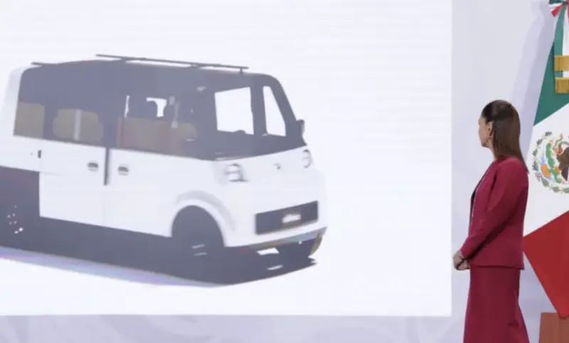 Sheinbaum presenta el prototipo de Olinia, la apuesta mexicana por los autos eléctricos