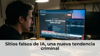 Sitios falsos de IA, una nueva tendencia criminal