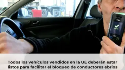 Todos los vehículos vendidos en la UE deberán estar listos para facilitar el bloqueo de conductores ebrios