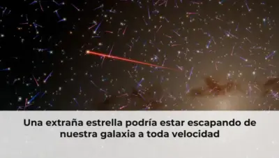 Una extraña estrella podría estar escapando de nuestra galaxia a toda velocidad