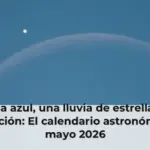 Una luna azul, una lluvia de estrellas y una conjunción: El calendario astronómico de mayo 2026