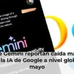 Usuarios de Gemini reportan caída masiva de los servicios de la IA de Google a nivel global este 5 de mayo
