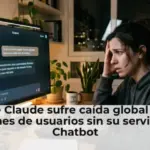 La IA de Claude sufre caída global y deja a millones de usuarios sin su servicio de Chatbot