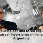 Milei apuesta por una IA sin regulación para atraer inversiones millonarias a Argentina